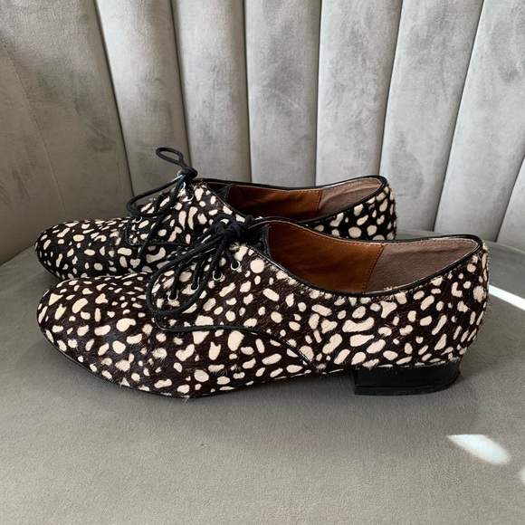 Dolce Vita animal print calf fur loafers - Picture 7 of 8